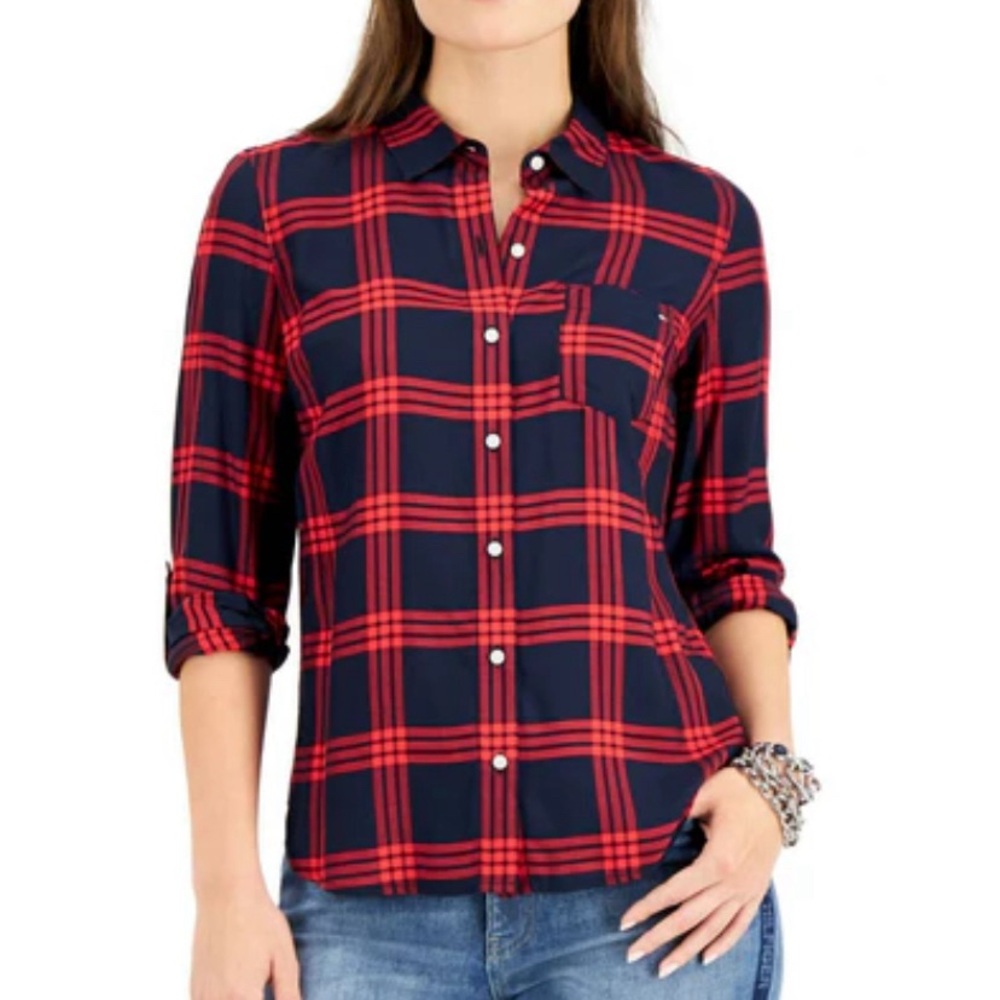 Women’s XS Tommy Hilfiger flannel